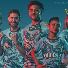 Southampton 2022 2023 hummel Away Football Kit, 2022-23 Shirt, 2022/23 Soccer Jersey, Camiseta de Futbol 22-23, Camisa 22/23, Camisola, Trikot, Maglia, Gara, Maillot