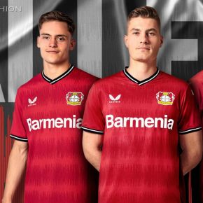Bayer 04 Leverkusen 2022 2023 Castore Home Football Kit, 2022/23 Soccer Jersey, 2022-23 Shirt, 22/23 Trikot, 22-23 Heimtrikot