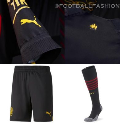 Manchester City 2022 2023 PUMA Away Football Kit, 2022-23 Shirt, 2022/23 Soccer Jersey, Camiseta de Futbol 22-23, Camisa 22/23, Camisola, Trikot, Maglia, Gara, Maillot
