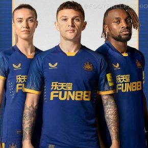 Newcastle United 2022 2023 Castore Away Football Kit, 2022-23 Shirt, 2022/23 Soccer Jersey, Camiseta de Futbol 22-23, Camisa 22/23, Camisola, Trikot, Maglia, Gara, Maillot