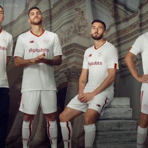 AS Roma 2022 2023 New Balance Away Football Kit, 2022-23 Shirt, 2022/23 Soccer Jersey, Camiseta de Futbol 22-23, Camisa 22/23, Camisola, Trikot, Maglia, Gara, Maillot