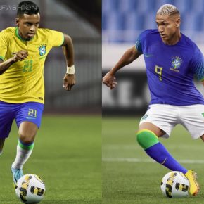 Brazil FIFA World Cup 2022 2023 Nike Home and Away Football Kit, 2022-23 Shirt, 2022/23 Soccer Jersey, Camiseta de Futbol 22-23, Camisa 22/23, Camisola, Trikot, Maglia, Gara, Maillot, Copa Mundial, Seleção Brasileira