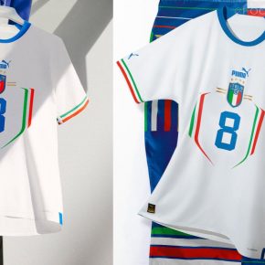 Italy 2022 2023 PUMA Away Football Kit, 2022-23 Shirt, 2022/23 Soccer Jersey, Camiseta de Futbol 22-23, Camisa 22/23, Camisola, Trikot, Maglia, Gara, Maillot