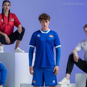 Liechtenstein 2022 2023 Errea Football Kit, 2022-23 Shirt, 2022/23 Soccer Jersey, Camiseta de Futbol 22-23, Camisa 22/23, Camisola, Trikot, Maglia, Gara, Maillot