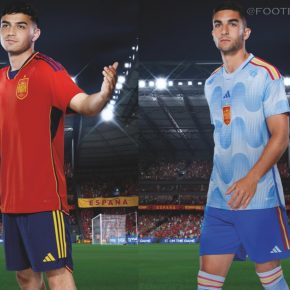Spain World Cup 2022 2023 adidas Football Kit, 2022-23 Shirt, 2022/23 Soccer Jersey, Camiseta de Futbol Copa Mundial 22-23, Camisa 22/23, Camisola, Trikot, Maglia, Gara, Maillot