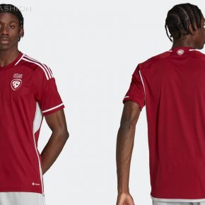 Latvia 2022 2023 adidas Home Football Kit, 2022-23 Shirt, 2022/23 Soccer Jersey, Camiseta de Futbol 22-23, Camisa 22/23, Camisola, Trikot, Maglia, Gara, Maillot, Latvjia krekls