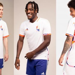 Belgium 2022 World Cup adidas Away Football Kit, 2022-23 Shirt, 2022/23 Soccer Jersey, Camiseta de Futbol 22-23, Camisa 22/23, Camisola, Trikot, Maglia, Gara, Maillot, Copa Mundial