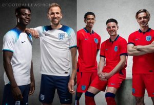 England World Cup 2022 Nike Home And Away Kits FOOTBALL FASHION england-world-cup-2022-nike-home-and-away-kits-football-fashion