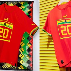 Ghana World Cup 2022 2023 PUMA Football Kit, 2022-23 Shirt, 2022/23 Soccer Jersey, Camiseta de Futbol Copa Mundial 22-23, Camisa 22/23, Camisola, Trikot, Maglia, Gara, Maillot