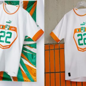Ivory Coast 2022 2023 PUMA Away Football Kit, 2022-23 Shirt, 2022/23 Soccer Jersey, Camiseta de Futbol Copa Mundial 22-23, Camisa 22/23, Camisola, Trikot, Maglia, Gara, Maillot Côte d'Ivoire