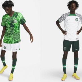 Nigeria 2022 2023 Nike Football Kit, 2022-23 Shirt, 2022/23 Soccer Jersey, Camiseta de Futbol 22-23, Camisa 22/23, Camisola, Trikot, Maglia, Gara, Maillot