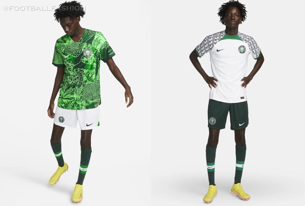Agressief Geestig houd er rekening mee dat Nigeria 2022/23 Nike Home and Away Kits - FOOTBALL FASHION