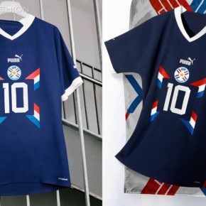 Paraguay 2022 2023 PUMA Away Football Kit, 2022-23 Shirt, 2022/23 Soccer Jersey, Camiseta de Futbol 22-23, Camisa 22/23, Camisola, Trikot, Maglia, Gara, Maillot
