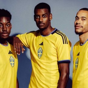 Sweden 2022 2023 adidas Football Kit, 2022-23 Shirt, 2022/23 Soccer Jersey, Camiseta de Futbol 22-23, Camisa 22/23, Camisola, Trikot, Maglia, Gara, Maillot, Matchtröja