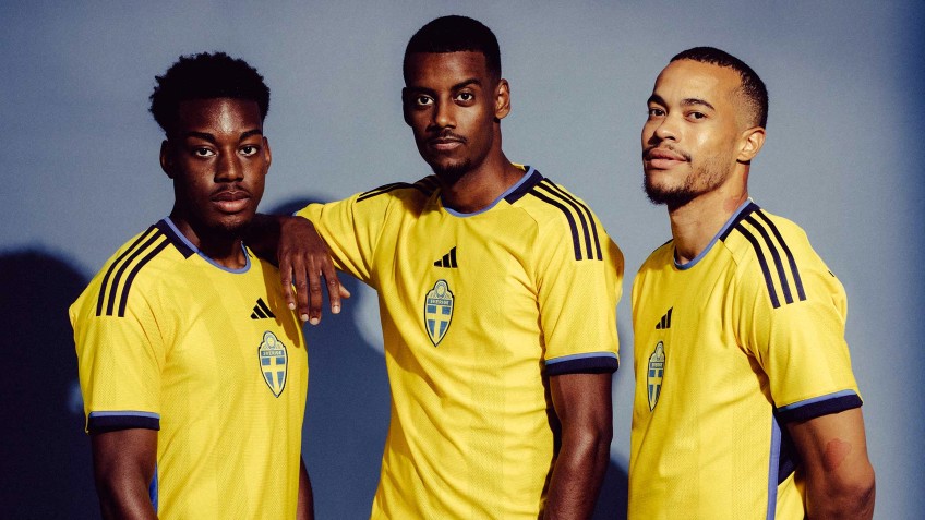 adidas Sweden Home Youth Soccer Jersey- Euro 2016
