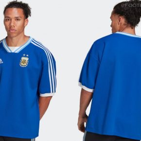 Argentina 2022 2023 adidas Icon Football Kit, 2022-23 Shirt, 2022/23 Soccer Jersey, Camiseta de Futbol 22-23, Camisa 22/23, Camisola, Trikot, Maglia, Maillot
