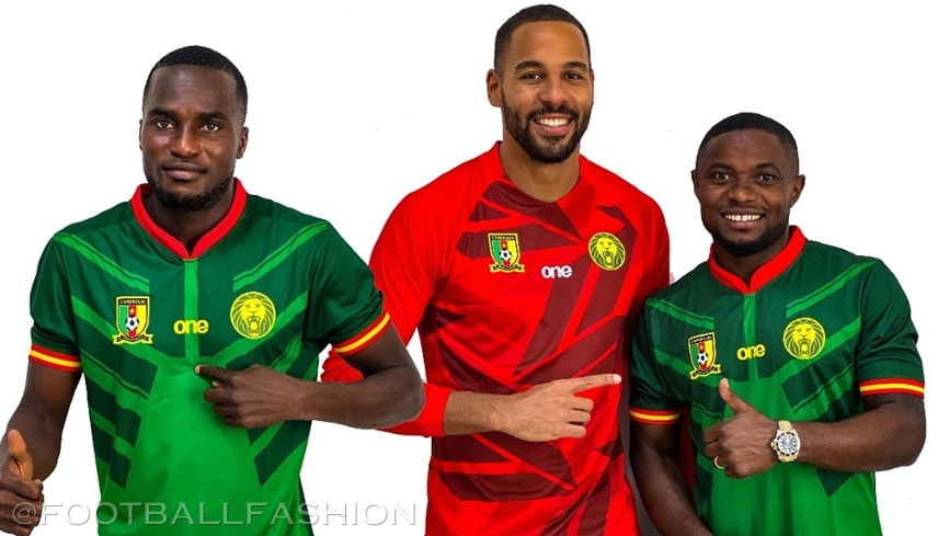 Novas camisas da Seleção de Camarões Copa 2022 One All Sports