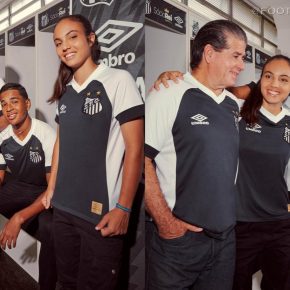 Santos FC 2022 2023 Umbro Retro Football Kit, 2022-23 Shirt, 2022/23 Soccer Jersey, Camiseta de Futbol 22-23, Camisa 22/23, Camisola, Trikot, Maglia, Maillot