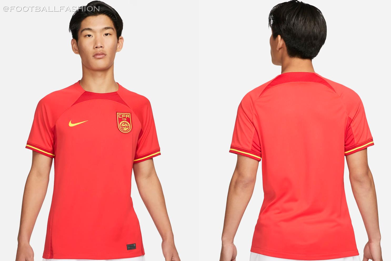 China 2022/23 Nike Home and Away Kits - FASHION