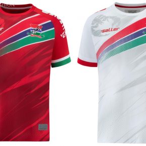 Gambia 2022 2023 Saller Football Kit, 2022-23 Shirt, 2022/23 Soccer Jersey, Camiseta de Futbol 22-23, Camisa 22/23, Camisola, Trikot, Maglia, Maillot