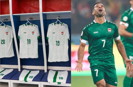 Iraq 2023 Jako Football Kit, Shirt, Soccer Jersey, Camiseta de Futbol, Camisa, Camisola, Trikot, Maglia, Maillot, Camiseta 