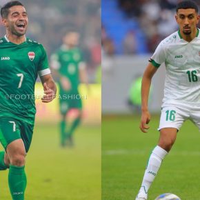 Iraq 2023 Jako Football Kit, Shirt, Soccer Jersey, Camiseta de Futbol, Camisa, Camisola, Trikot, Maglia, Maillot, Camiseta