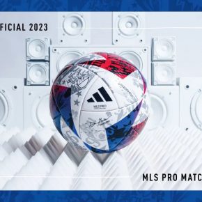 70% polyurethane, 20% recycled polyester, 10% viscose imitation leather High-grade butyl bladder MLS Pro 2023 Official Match Soccer Ball