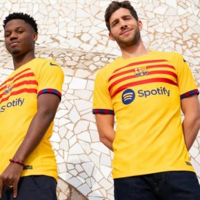 FC BBarcelona 2023 Nike Fourth Football Kit, 2023/24 Shirt, 23/24 Soccer Jersey, Camiseta de Futbol 2023-24, Camisa 23-24, Camisola, Trikot, Maglia, Maillot, Camiseta