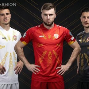 North Macedonia 2023 2024 Jako Football Kit, 2023/24 Shirt, 23/24 Soccer Jersey, Camiseta de Futbol 2023-24, Camisa 23-24, Camisola, Trikot, Maglia, Maillot, Camiseta