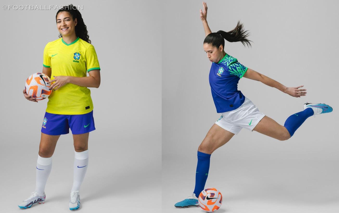 ladies brazil soccer jersey