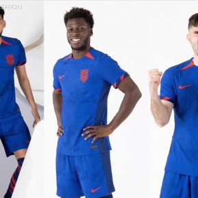 USA 2023 2024 Nike Football Kit, 2023/24 Shirt, 23/24 Soccer Jersey, Camiseta de Futbol 2023-24, Camisa 23-24, Camisola, Trikot, Maglia, Maillot, Camiseta