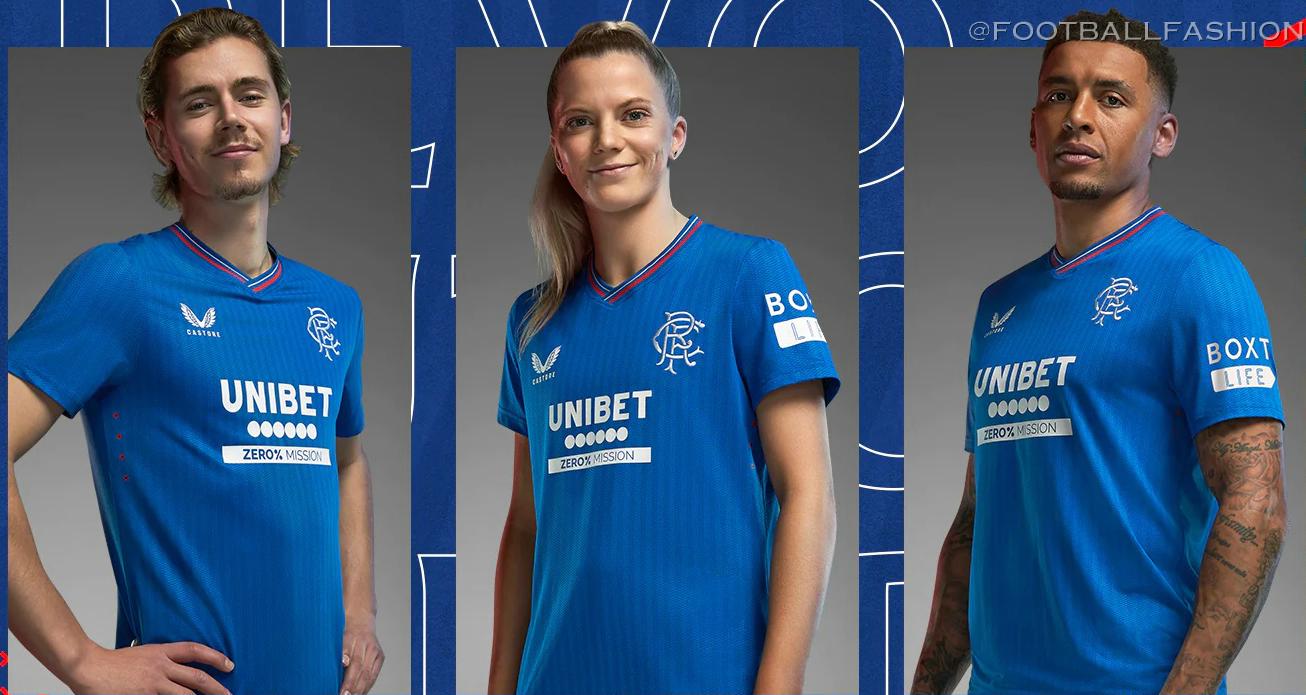 Castore Rangers Away Shirt 2022 2023 Womens