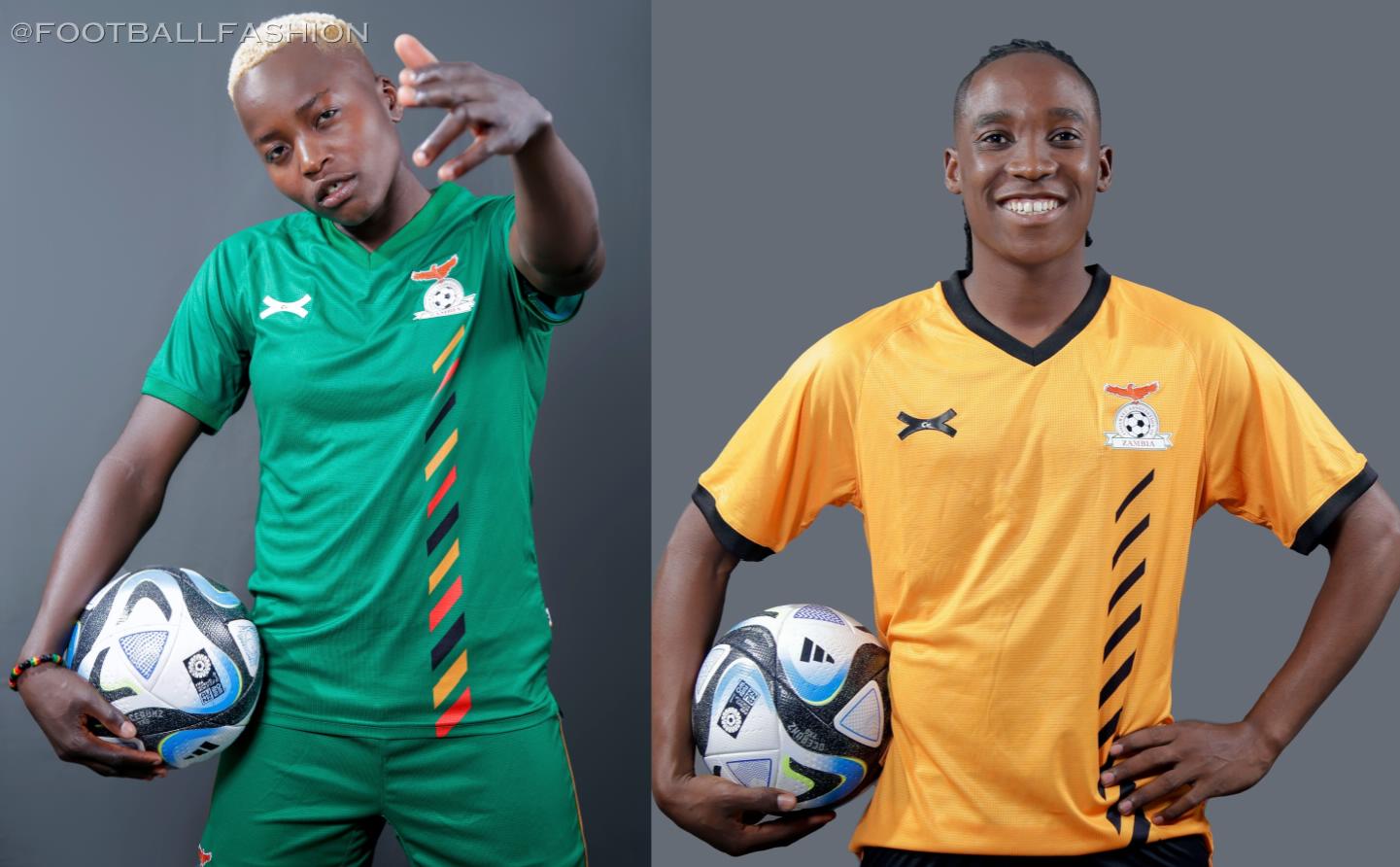 Zambia 2023 24 KoPa Home Away And Third Kits FOOTBALL FASHION Zambia 2023 24 KoPa Home Away And Third Kits FOOTBALL FASHION