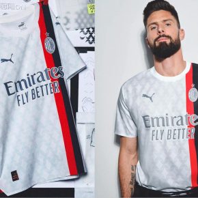 AC Milan 2023/24 PUMA Kit, 2023 Shirt, 23/24 Soccer Jersey, Camiseta de Futbol 2023-24, Camisa 23-24, Camisola, Trikot, Maglia, Maillot, Camiseta 2024