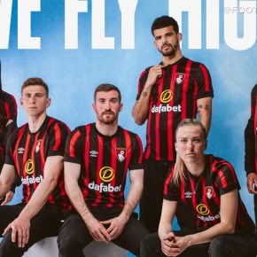 AFC Bournemouth 2023/24 Umbro Kit, 2023 Shirt, 23/24 Soccer Jersey, Camiseta de Futbol 2023-24, Camisa 23-24, Camisola, Trikot, Maglia, Maillot, Camiseta 2024