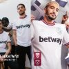 West Ham United 2023/24 Umbro Kit, 2023 Shirt, 23/24 Soccer Jersey, Camiseta de Futbol 2023-24, Camisa 23-24, Camisola, Trikot, Maglia, Maillot, Camiseta 2024
