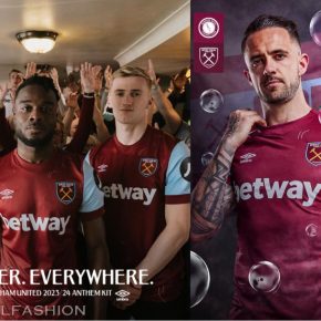 West Ham 2023/24 Umbro Kit, 2023 Shirt, 23/24 Soccer Jersey, Camiseta de Futbol 2023-24, Camisa 23-24, Camisola, Trikot, Maglia, Maillot, Camiseta 2024