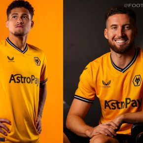 Wolverhampton Wanderers Wolves 2023/24 Castore Kit, 2023 Shirt, 23/24 Soccer Jersey, Camiseta de Futbol 2023-24, Camisa 23-24, Camisola, Trikot, Maglia, Maillot, Camiseta 2024