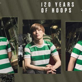Celtic FC 2023/24 adidas 120 Years of Hoops Kit, 2023 Shirt, 23/24 Soccer Jersey, Camiseta de Futbol 2023-24, Camisa 23-24, Camisola, Trikot, Maglia, Maillot, Camiseta 2024