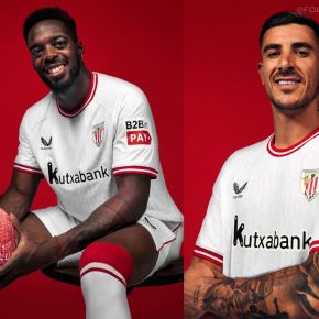 Athletic Club Castore 2023/24, 2023, 23/24 Soccer Jersey, Camiseta de Futbol 2023-24, Camisa 23-24, Camisola, Trikot, Maglia, Maillot, Camiseta 2024
