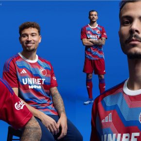 FC Copenhagen adidas, 2023, 23/24 Soccer Jersey, Camiseta de Futbol 2023-24, Camisa 23-24, Camisola, Trikot, Maglia, Maillot, Camiseta 2024, Forma, FC København Trøje