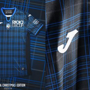 Atalanta Christmas Natale Kit, 2023 Shirt, 23/24 Soccer Jersey, Camiseta de Futbol 2023-24, Camisa 23-24, Camisola, Trikot, Maglia, Maillot, Camiseta 2024
