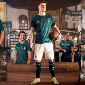 Werder Bremen 125th Anniversary hummel 2024 2024/25 Football Kit, 2025 Shirt, 24/25 Soccer Jersey, Camiseta de Futbol 2024-25, Camisa 24-25, Camisola, Trikot, Maglia, Maillot, Camiseta, 125 Jahre Jubiläumstrikot