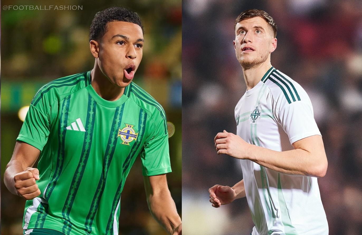 Northern Ireland adidas 2024 2024/25 Football Kit, 2025 Shirt, 24/25 Soccer Jersey, Camiseta de Futbol 2024-25, Camisa 24-25, Camisola, Trikot, Maglia, Maillot, Camiseta