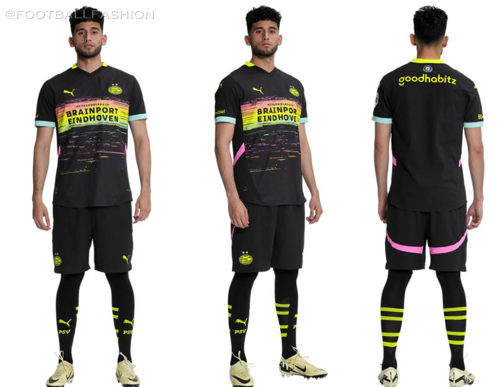 PSV 2024/25 PUMA Away Kit - FOOTBALL FASHION