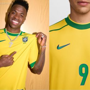 Brazil 1998 Nike 2024/25 Football Kit, 2025 Shirt, 24/25 Soccer Jersey, Camiseta de Futbol 2024-25, Camisa 24-25, Camisola, Trikot, Maglia, Maillot, Camiseta
