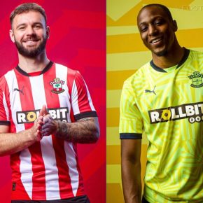 Southampton PUMA 2024 2024/25 Football Kit, 2025 Shirt, 24/25 Soccer Jersey, Camiseta de Futbol 2024-25, Camisa 24-25, Camisola, Trikot, Maglia, Maillot, Camiseta