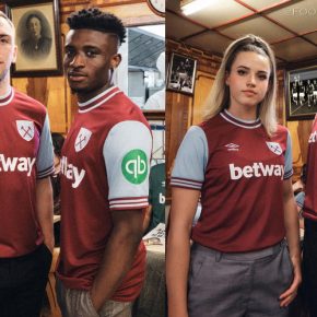 West Ham Umbro 2024 2024/25 Football Kit, 2025 Shirt, 24/25 Soccer Jersey, Camiseta de Futbol 2024-25, Camisa 24-25, Camisola, Trikot, Maglia, Maillot, Camiseta