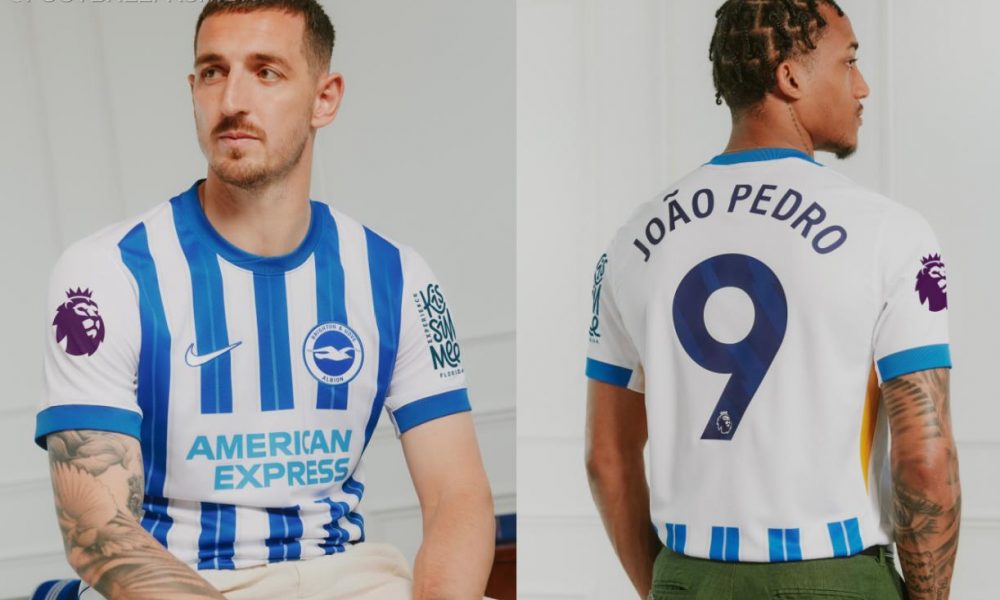 Brighton & Hove Albion 2024/25 Nike Home Kit - FOOTBALL FASHION