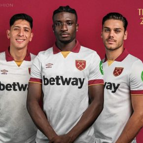 West Ham Umbro 2024 2024/25 Football Kit, 2025 Shirt, 24/25 Soccer Jersey, Camiseta de Futbol 2024-25, Camisa 24-25, Camisola, Trikot, Maglia, Maillot, Camiseta